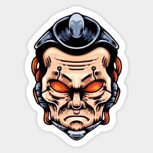 Cyborg Sticker